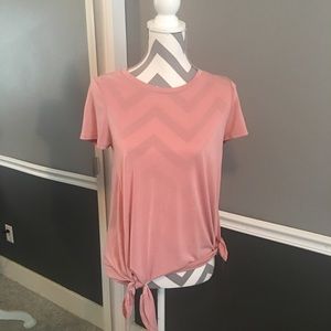 Tie Pink T-shirt